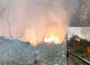 Ngeri!, Truk Terjun ke Jurang Sitinjau Lauik lalu Terbakar, 2 Orang Terluka dan Dilarikan ke Rumah Sakit, Proses Evakuasi Terkendala Medan yang Terjal