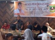 Reses Perseorangan Hari Ketiga, Ketua DPRD Sumbar Muhidi Tampung Aspirasi Masyarakat Padang Timur