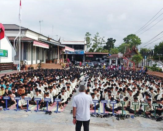 PMI Bukittinggi Gencarkan Edukasi P3K kepada Pelajar 1 SOSIALISASI— PMI Bukittinggi memberikan edukassi dan sosialisasi P3K bagi pelajar tingkat dasar hingga menengah.