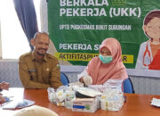 Pegawai Dinas Kominfo Jalani Cek Kesehatan Gratis