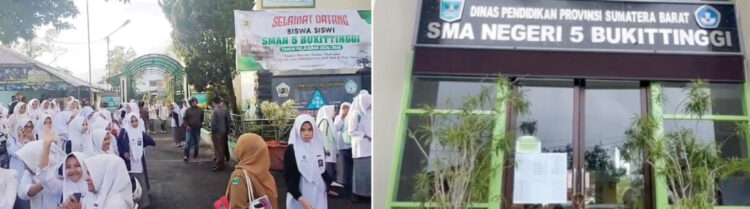 Tanggapi Penggembokan SMAN 5, Ramlan Nurmatias: Sistem jadi Kewenangan Kementerian 1 SMAN 5 bukittinggi disegel warga