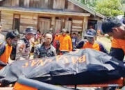 Diterjang Air Bah saat Menyeberangi Sungai, Satu Orang Ditemukan Meninggal, Satu lagi Hilang