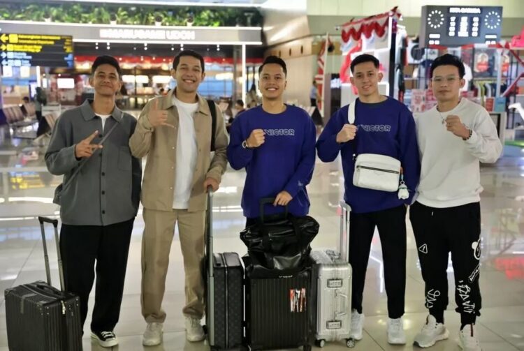 TIM BULUTANGKIS— Tim Indonesia terbang ke Paris, Prancis, untuk beraksi di Kejuaraan Dunia 2025 pekan depan.