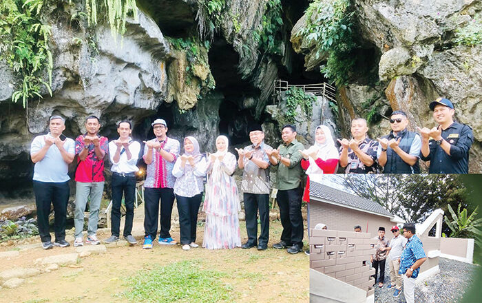 Kunjungi PT Semen Padang, Wawako Apresiasi Geosite Gua Kelelawar Padayo dan Inovasi Sepablock 1 KUNJUNGI PT SEMEN PADANG— Wakil Wali Kota Padang Maigus Nasir, berkunjung destinasi wisata Geosite Gua Kelelawar Padayo dan Rumah Contoh Semen Padang Bata Interlock (Sepablock).