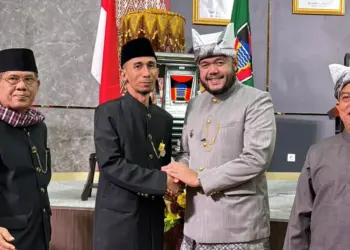 Kepala Unit Komunikasi & Kesekretariatan PT Semen Padang Terima Pin Emas Pemko