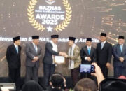 Dukung Gerakan Zakat, Wako Ramlan Nurmatias Raih BAZNAS Awards 2025