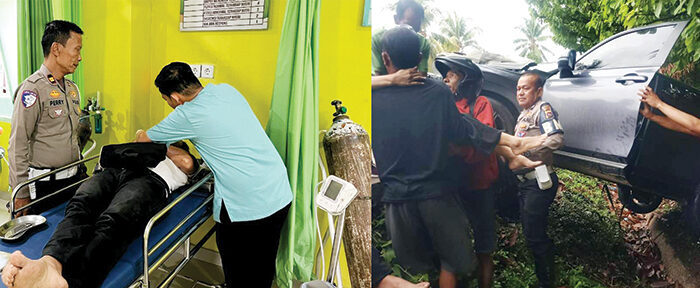 Sopir Ngantuk, Mobil HRV dan Dump Truk Bertabrakan, Tiga Orang Luka-luka hingga Dirujuk ke Padang 1 KECELAKAAN— Mobil HRV bertabrakan dengan dum truk di Jorong Simancuang, Nagari Padang Sibusuk, hingga menyebabkan tiga orang luka-luka.