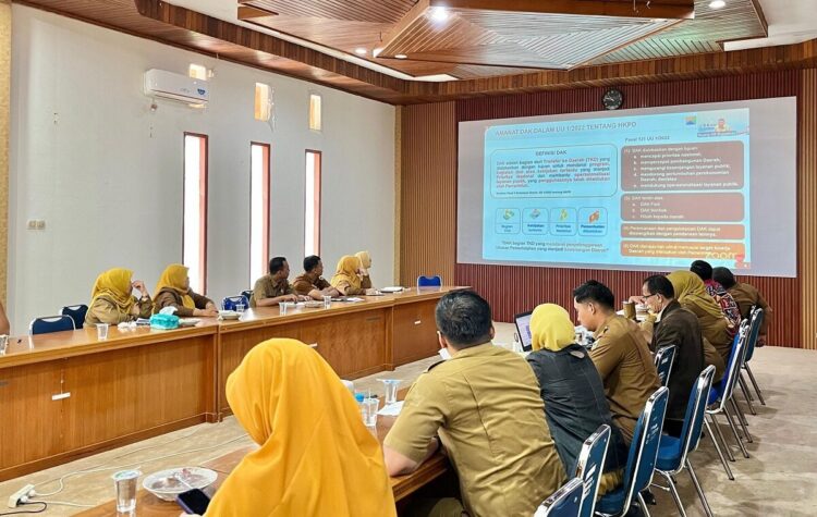 Sekda Medison Akui, Kebijakan Penggunaan DAK Penting Bagi OPD 1 SAMBUTAN—Sekretaris Daerah Kabupaten Solok, Medison berikan sambutan saat rapat.