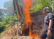 Camp Pekerja Tambang Emas Ilegal Dibakar, Berbagai Peralatan Menambang Disita