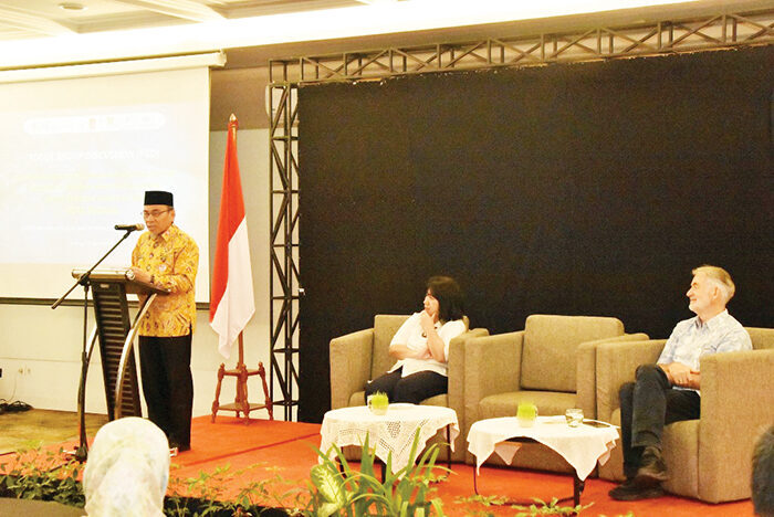 FGD SIIP— Wakil Wali Kota Padang, Maigus Nasir menghadiri Focus Group Discussion (FGD) terkait Sanitation Infrastructure and Institutional Support Program (SIIP) yang digelar di Padang, Kamis (21/8).