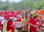 Gerak Jalan Sehat dan Senam Bersama Meriahkan HUT RI, Ribuan Warga Padati Objek Wisata Mangkisi