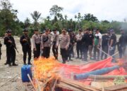 Polda Sumbar dan Polres Pasbar Tertibkan Aktivitas PETI