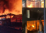 Blok Barat Pasar Kota Payakumbuh Membara, 267 Toko dan 185 Kios Ludes Dilalap si Jago Merah, Kerugian lebih Rp 190 Miliar, Polisi Selidiki Sumber Api