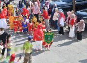 Wako dan Wawako Sawahlunto Lepas Pawai Alegoris