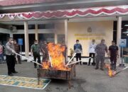 Dari 37 Perkara Telah Memiliki Ketetapan Hukum Tetap, Kejari Pessel Musnakan BB Periode Kedua di Tahun 2025