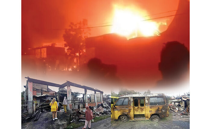 3 Rumah dan Bengkel Terbakar, Kerugian Capai Rp 1,5 Miliar 1 KEBAKARAN—
Kondisi rumah dan bengkel yang terbakar di Nagari Parambahan, Kecamatan Lima Kaum, Kabupaten Tanahdatar.
