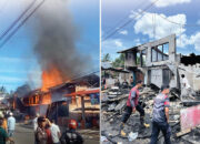 4 Ruko di Limbanang jadi Arang, Ketugian Ditaksir Ratusan Juta