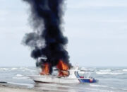 Polres Pessel Usut Kasus Pembakaran Kapal Patroli KKP, Penyidik Kumpulkan Bukti, Saksi-saksi Diperiksa