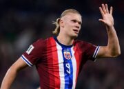 Cetak 5 Gol, Erling Haaland Lebih Dekat Bawa Norwegia Lolos ke Piala Dunia Untuk Pertama Kali Sejak 1998