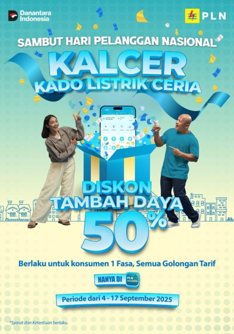 Semarak Hari Pelanggan Nasional 2025, PLN Luncurkan Promo Tambah Daya Diskon 50% 1 5 3