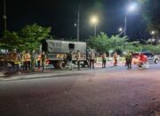 Sikapi Isu Nasional, Aparat Gabungan di Sijunjung Gelar Patroli Skala Besar