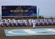 Dankodaeral II Bacakan Amanat KSAL pada HUT ke-80 TNI AL, KRI Brawijaya-320 Perkuat Pertahanan Maritim RI