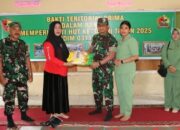 Gelar Bakti Teritorial Prima, HUT TNI, Kodim 0311/Pessel Bagikan Sembako ke Panti Asuhan