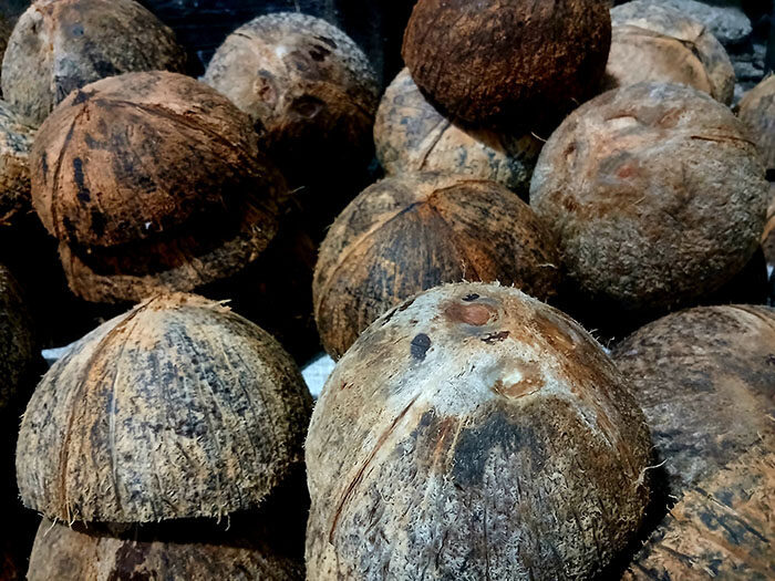 Tampuruang Jadi Komoditas Bernilai Ekonomi di Solsel 1 Limbah batok kelapa