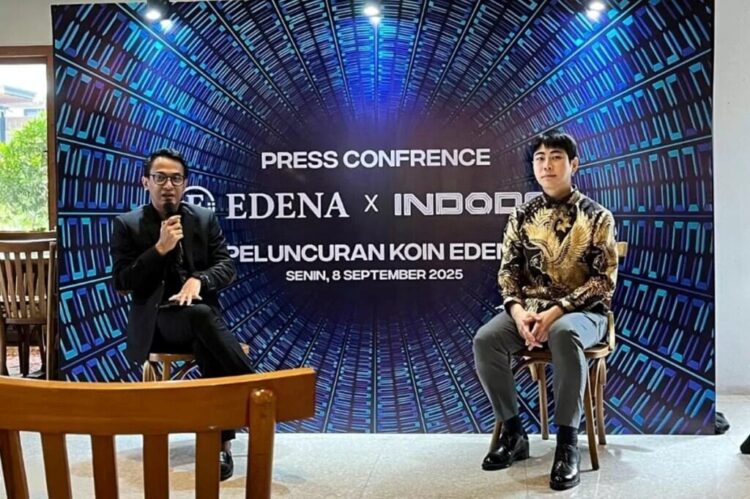 Dukung Visi Indonesia Emas 2045, Edena Komit Bawa Investasi hingga USD 50 Miliar dalam Dua Tahun 1 PRESS CONFERENCE— Wook Lee, Presiden Direktur PT Edena Capital Nusantara (kanan) dan Yayang Ruzaldy (kiri), Direktur PT Edena Capital Nusantara.