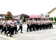 Tingkatkan Kesiapsiagaan Personel, Polresta Bukittinggi Gelar Latihan Dalmas