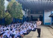 Sambangi SMPN 12 Padang, Polwan Polda Sumbar Edukasi Pencegahan Kekerasan Perempuan dan Anak