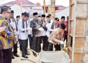 Silaturahmi Dengan Perantau, Bupati Agam Hadiri Pemancangan Tiang Gedung IKEDA Duri
