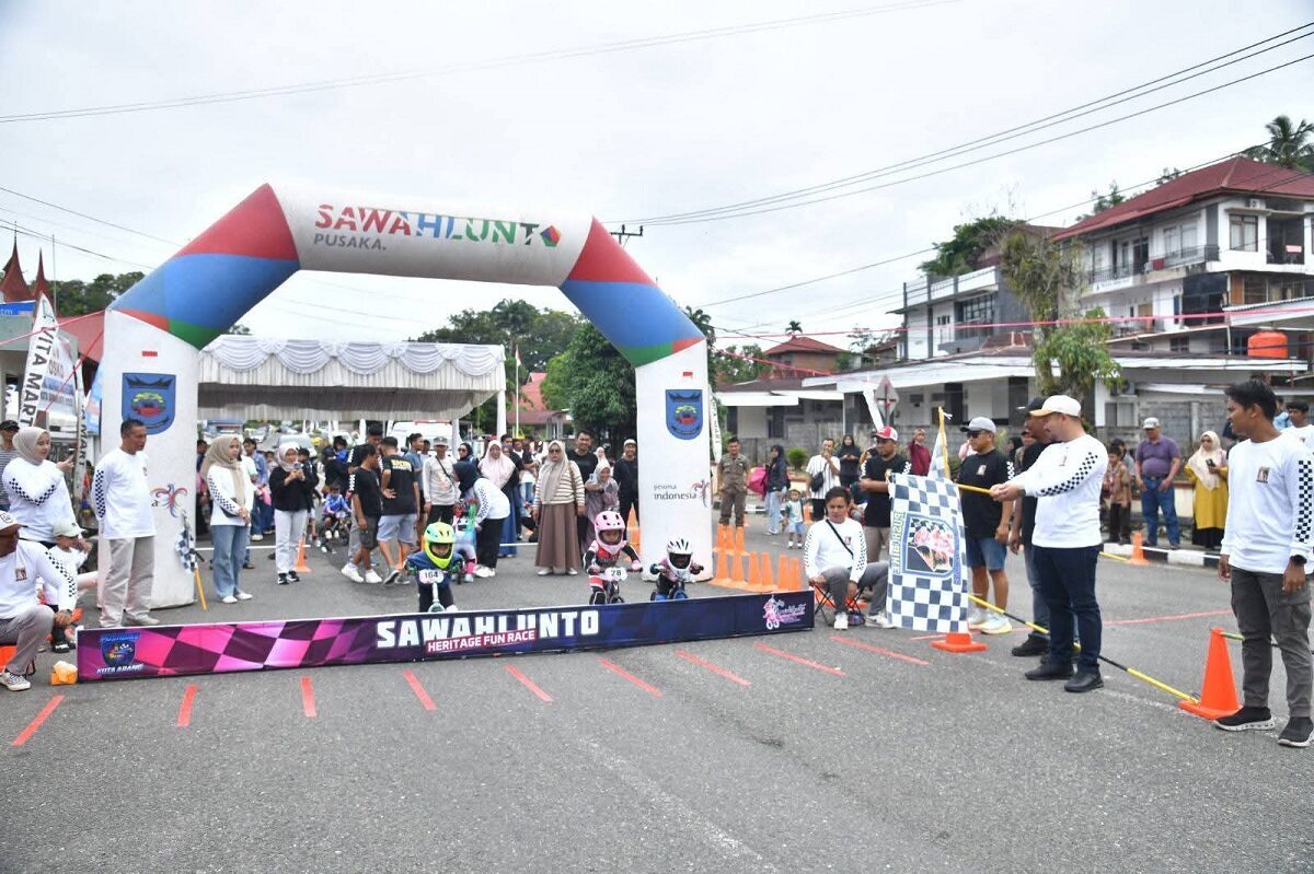 Wawako Jefri Buka Sawahlunto Heritage Fun Race Push Back 2025