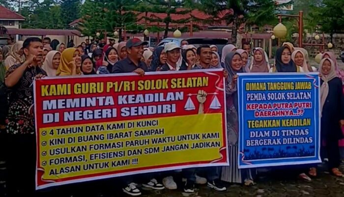 Terkait Tuntutan Guru Honorer, DPRD Solok Selatan Serahkan ke Pemkab Secara Tertulis