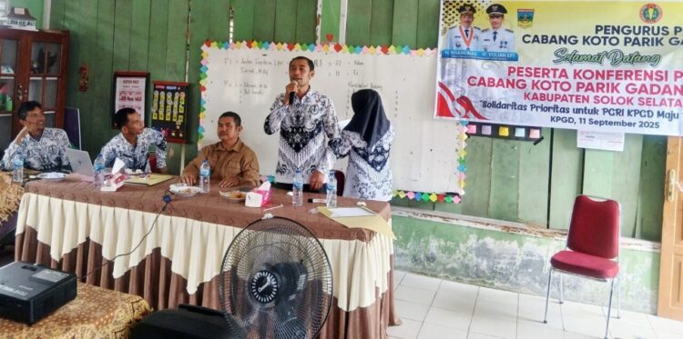 Terpilih Ketua PGRI KPGD Solok Selatan, Anton Septora Menang Voting