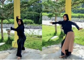 Menari di Pinggir Batang Sangir Solok Selatan, Theresa Padukan Bali dan Minang