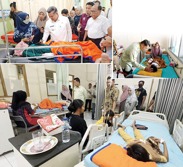 Korban Keracunan MBG di Agam Bertambah jadi 110 Orang, SPPG Kampung Tangah Dihentikan Sementara, Ditetapkan sebagai KLB, Sampel Diuji di BPOM 1 KERACUNAN MBG— Korban keracunan usai menyantap menu MBG di Kabupaten Agam menjalani perawatan.