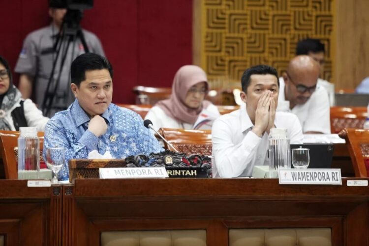 Indonesia Tolak Visa Atlet Israel, Erick Thohir: Kami Hadapi Gugatan di CAS Secara Terhormat 1 TEGAS— Menpora Erick Thohir menegaskan Indonesia siap hadapi gugatan Federasi Senam Israel terkait penolakan visa atlet di Kejuaraan Dunia Senam Artistik 2025.