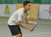 Mursyid Alfikri Raih Pengalaman Perdana Kejurnas Tenis Senior TDP Piala Kapolda Sumbar