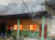 Gedung SDN 30 Padangpariaman Dilalap Api, Hanguskan Ruang Kepsek dan 4 Ruang Belajar, Kerugian Rp 1,2 Miliar, Diduga Gegara Korsleting Listrik