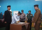 Hadiri Sertijab Camat Tanjung Emas, Wabup Minta Camat Baru Segera Menyesuaikan Diri