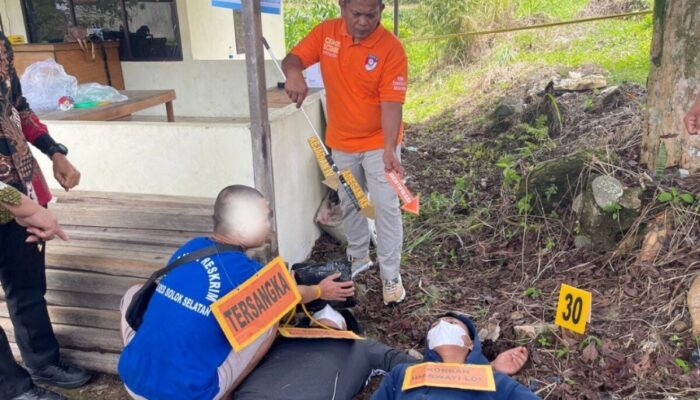 Dua Wanita Tewas Mengenaskan di Kebun Sawit, Polisi Gelar Rekonstruksi Kasus Pembunuhan
