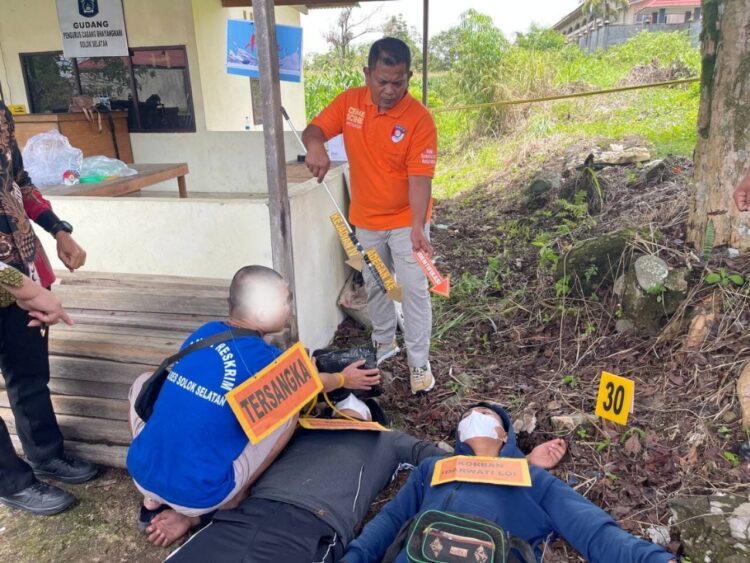 Dua Wanita Tewas Mengenaskan di Kebun Sawit, Polisi Gelar Rekonstruksi Kasus Pembunuhan Berencana