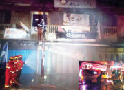 Tragis! Pemilik Toko Sparepart Tewas Terpanggang, Diduga Ketiduran dan Terjebak saat Ruko Kebakaran, Kerugian Rp 1,5 Miliar, Diduga Gegara Korsleting Listrik