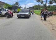 Jatuh Disenggol Mobil, Suami Tewas, Istri Luka-luka