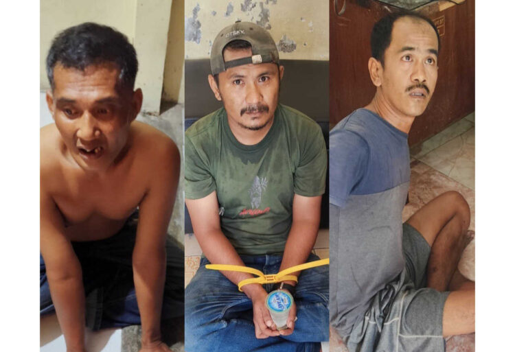 BOBOL RUMAH— 
Tiga pelaku yang melakukan pembobolan di rumah kosong ditangkap Tim Unit Reskrim Polsek Padang Utara.