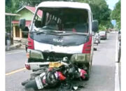Tabrak Microbus PT Tintin, Pemotor Tewas, Boncengan Kritis