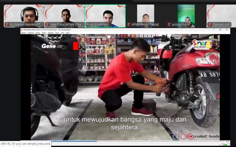 SEMINAR—PT Menara Agung menggelar Seminar Guru Inspiratif Astra Honda 2025 yang diikuti puluhan guru di Sumbar.