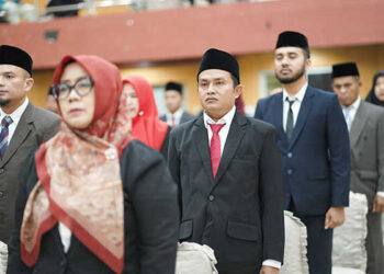 Wako Solok Lantik Pejabat Administrator dan Pengawas