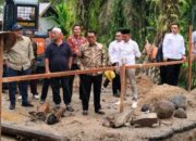 Pembangunan Jembatan Batang Maduang Sungai Pingai Baru 10 Persen
